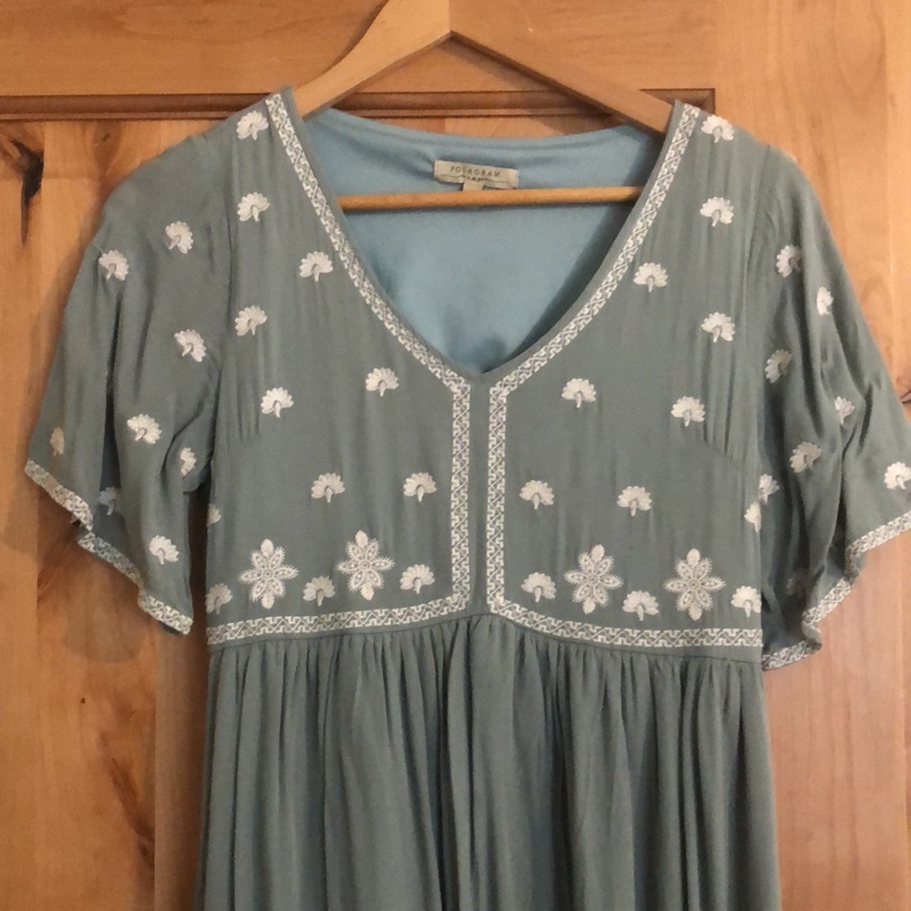 Sage green maxi dress